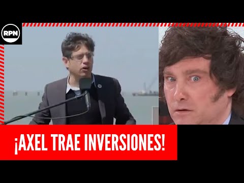 ¡LA TENES ADENTRO MILEI! Axel Kicillof ANUNCIA La inversión más grande de la Argentina en PBA