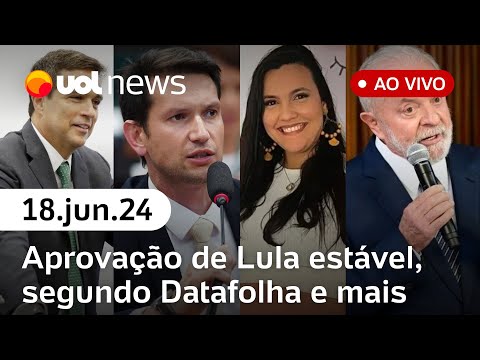 Lula tem 36% de ótimo e bom, mostra Datafolha; PL do aborto e + notícias: UOL News 2ª Edição ao vivo