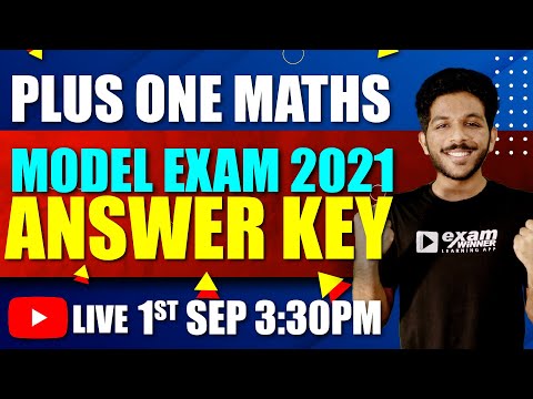 Maths Model Exam Live Answer Key Discussion | Plus One Model Exam 2021 | Answer Key | Focus Area