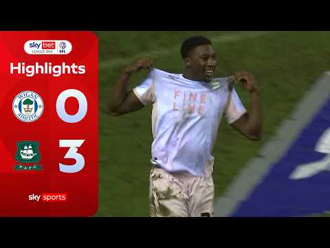 Bim Pepple with a brace | Wigan 0-3 Plymouth | League One Highlights