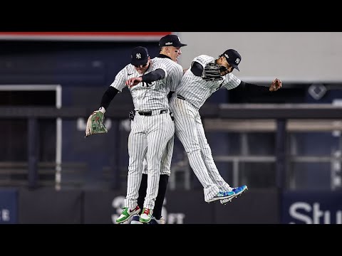 FULL INNING: The Yankees finish off the Guardians to win ALCS Game 1!