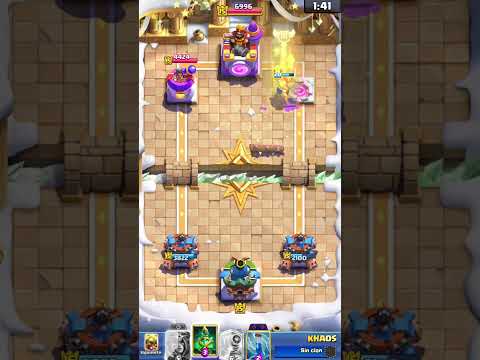 LA VERSIÓN HÉROE DEL MINI PEKKA  ESTA ROTA EN CLASH ROYALE #clashroyale