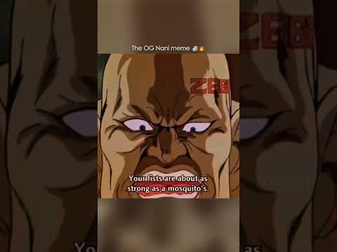 The OG Nani meme 🗿🔥 #anime #animeshorts #memes