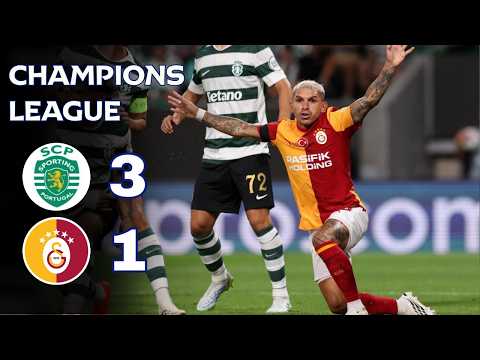 Sporting Lisboa - Galatasaray | <strong>3</strong>-<strong>1</strong> | Destaques | Liga dos Campeões 2026-27 | sporting galatasaray