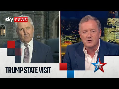 Piers Morgan joins Sky News during Donald Trump's historic second UK state visit
