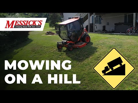 How to Safely Mow a Hill Picture