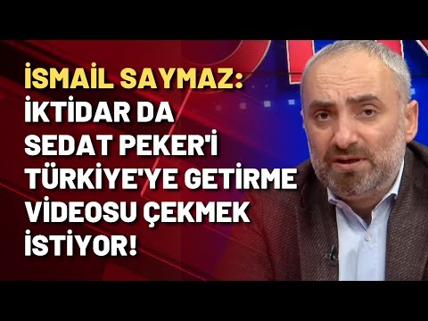 Saymaz: 'Seçime 2 ay kala video çekeceğim' diyen Peker'i, seçime 2 ay kala Türkiye'ye getirerek...