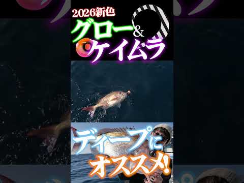 【タイラバ】2026新色グロー&ケイムラ！ディープタイラバにオススメ！#釣り #タイラバ