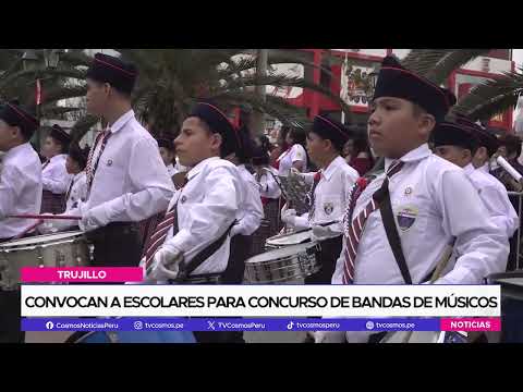 Trujillo: convocan a escolares para concurso de bandas de músicos