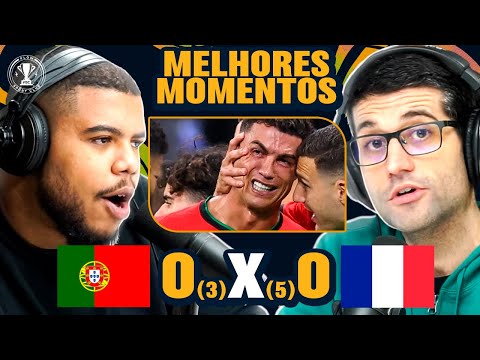 CRISTIANO RONALDO DÁ ADEUS para a Eurocopa! (Portugal 0 (3) x (5) 0 França)