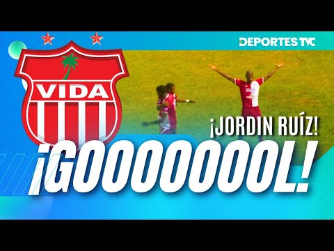 Gol de Jordin Ruíz; iguala el marcador en el duelo Olancho FC ante el Vida en la Jornada 17
