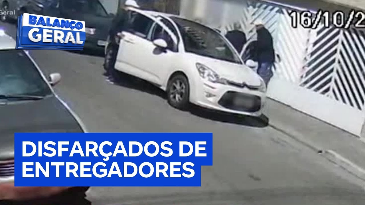Criminosos se disfarçam de entregadores para cometer roubos na zona norte de SP