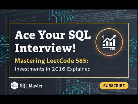 Leetcode # 585 - Investments in 2016 (PostgreSQL)