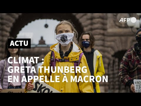 Climat: Greta Thunberg appelle Macron à prendre ses responsabilités | AFP