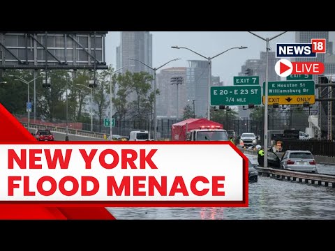 New York News Live | New York Flooded By Heavy Rains | New York Flooding 2023 Today LIVE | N18L