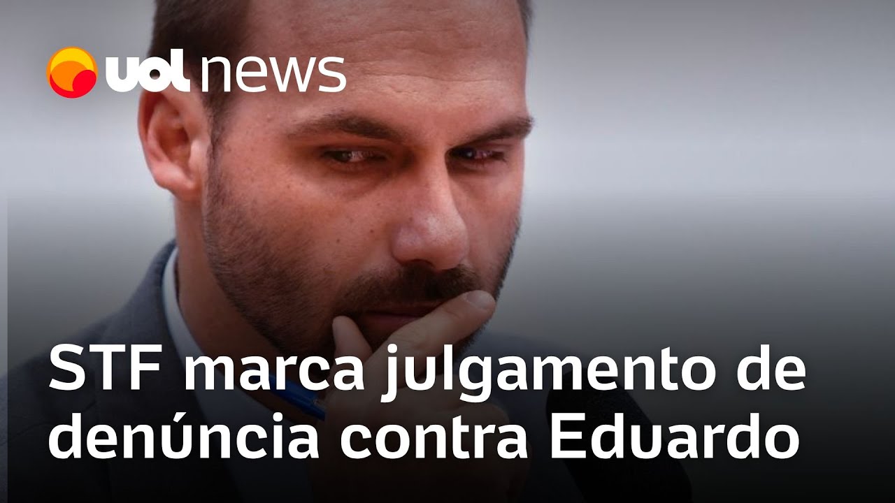 STF marca julgamento de denúncia contra Eduardo Bolsonaro por coação à Justiça para 14/11