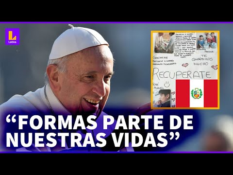 Papa Francisco se conmueve por carta de familia peruana