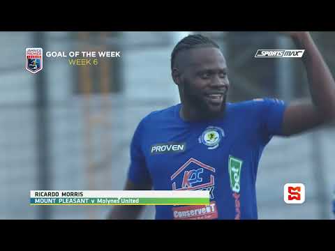 Ricardo Morris SUBLIME strike for Mount Pleasant is the JPL MD6 goal of the Week! | SportsMax TV