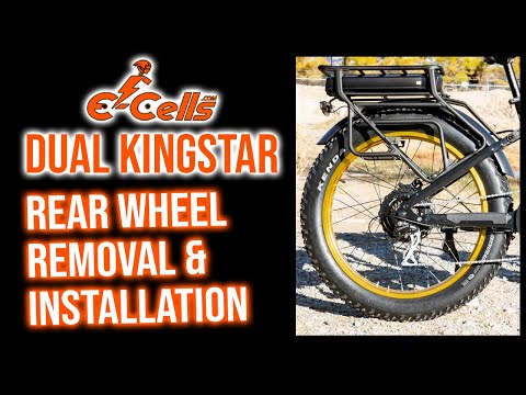 E-CELLS DUAL KINGSTAR - Rear Wheel Removal and Installation