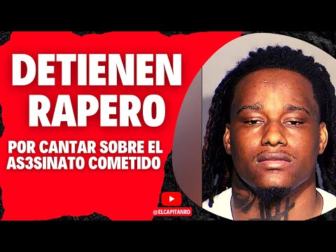 Detienen rapero por confesar en una canción cosas malas