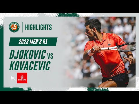 Novak Djokovic vs Aleksandar Kovacevic - Round 1 Highlights I Roland-Garros 2023