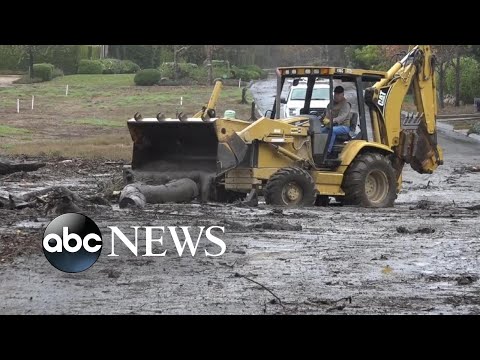 Deadly California mudslides swallow lives, homes, cars