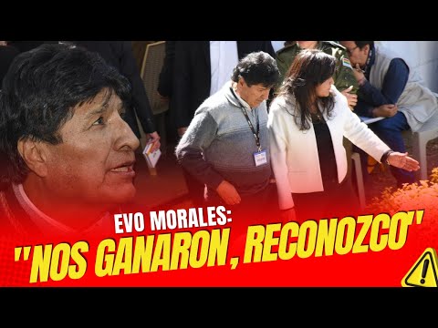 Evo Morales explica su retiro del encuentro multipartidario del TSE: Nos ganaron, reconozco