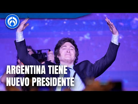 Javier Milei es el nuevo presidente de Argentina