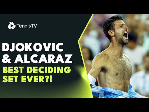 Best Deciding Set Ever?! Alcaraz vs Djokovic INSANE Final Set 🥵 | Cincinnati 2023 Final Highlights