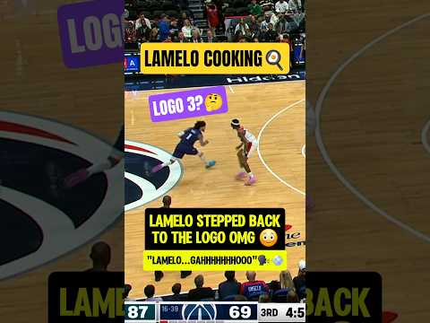 LaMelo stepped back to the LOGO😳