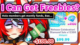 Bae Forgot to Verify Her Account After Spending $100 for Gacha 【Hakos 