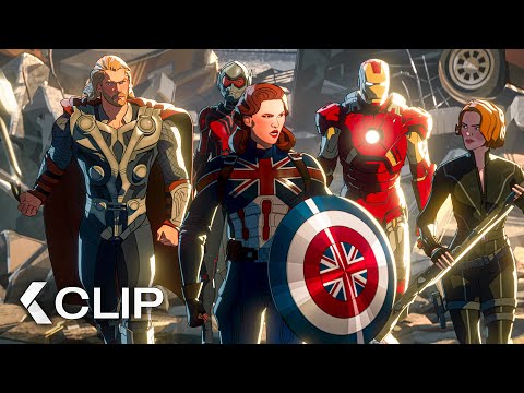 Captain Carter's Avengers Team Up Scene - WHAT IF...? Season 2 (2023)
