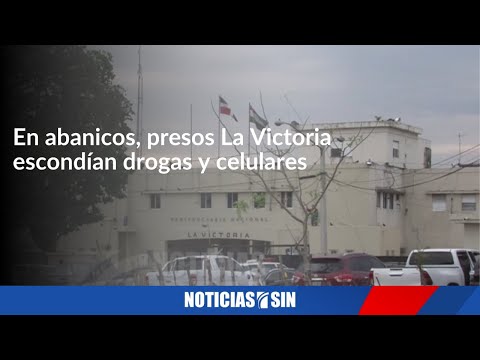 En abanicos, en  La Victoria escondían drogas y celulares