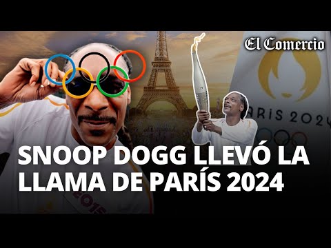 SNOOP DOGG ovacionado en el relevo de la ANTORCHA OLÍMPICA de PARÍS 2024 | El Comercio