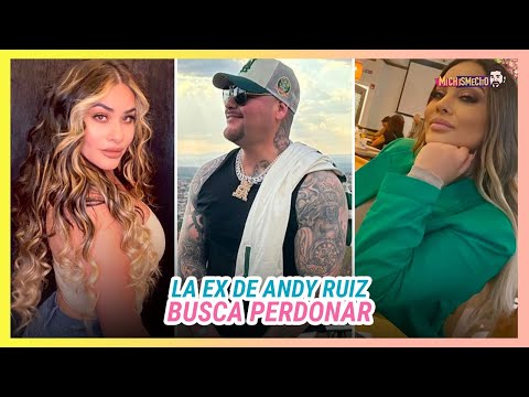 Julie Lemus la ex de Andy Ruiz recibiendo la bendición | MICHISMESITO