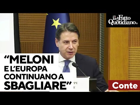 Conte: "Meloni e l'Europa vogliono la corsa al riarmo, noi la transizione ecologica"