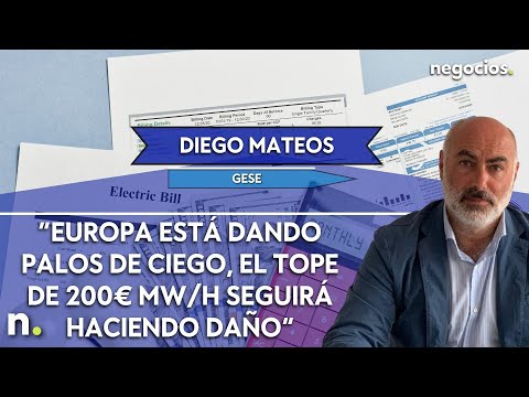 Diego Mateos (GESE): “Europa está dando palos de ciego, el tope de 200€ MW/h seguirá haciendo daño”