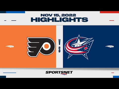 NHL Highlights | Flyers vs. Blue Jackets - November 15, 2022