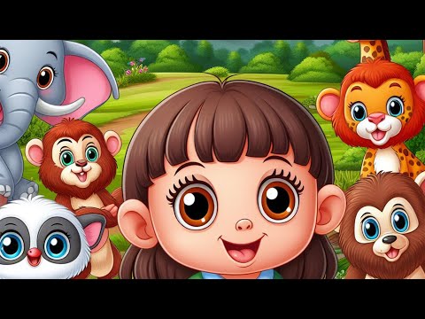 Das Mädchen spricht mit den Tieren im Dschungel (30 MIN) - Kinderlieder