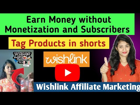 Youtube Shorts Affiliate Marketing Wishlink kannada | Tag Products in youtube Shorts | Wishlink
