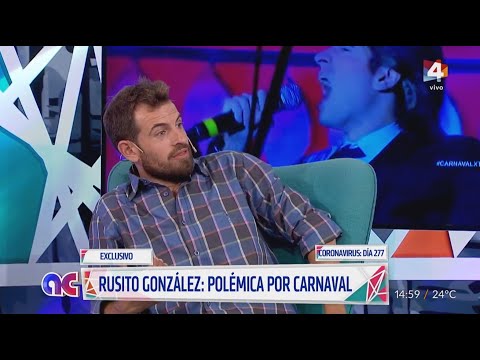 Rusito González habló de Carnaval y encendió la polémica: Me acusaron de mandadero y burgués