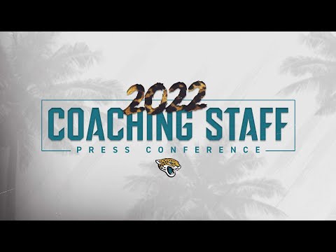 2022 Coaching Staff Introductory Press Conference | Jacksonville Jaguars video clip