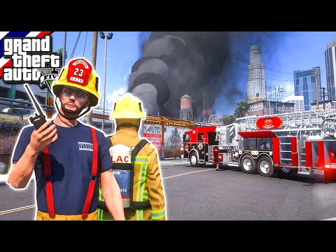 GTAV-Firefighterมาเป็นหน่ว