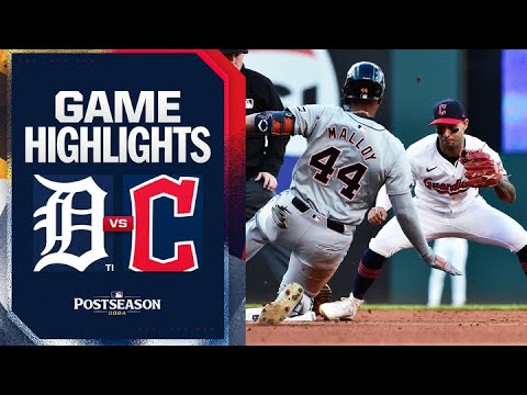 Tigers vs. Guardians ALDS Game 2 Highlights (10/7/24) | MLB Highlights