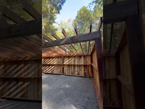 Building a ￼Reindeer shelter.  Fun #projects ￼