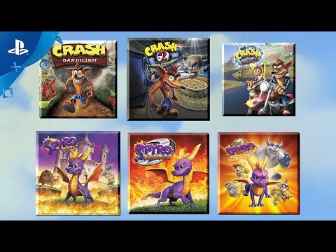 Spyro + Crash Remastered Game Bundle | PS4