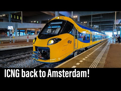 Train Cab Ride NL / ICNG Test Ride Back to Amsterdam / Breda - Watergraafsmeer / ICNG / Dec 2022