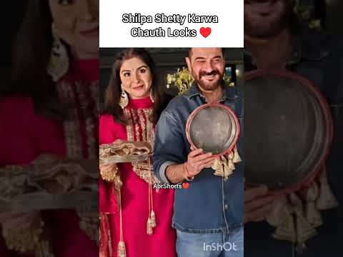 #shilpashetty #karwachauth #look #rajkundra #akshaykumar #celebration #love #shorts #raveenatandon 💮