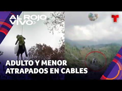 Instructor de parapente queda atrapado sobre unos cables con su alumna de apenas 13 años en Colombia