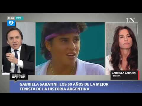 Gabriela Sabatini: El mundo está revolucionado y el deporte ayuda en estas circunstancias
